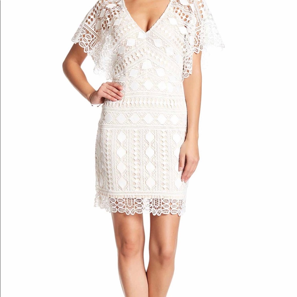 Soiéblu white lace dress
